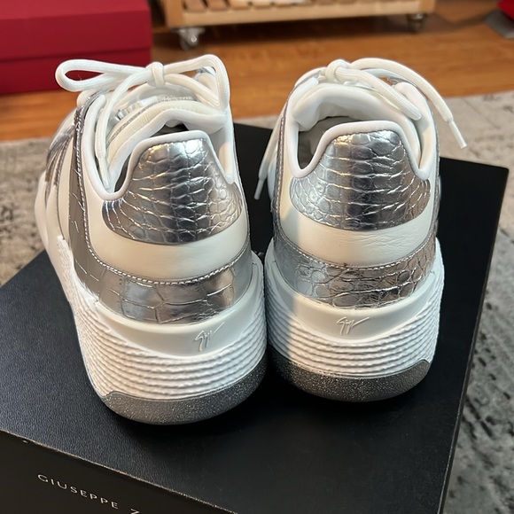 Giuseppe Zanotti Men Talon Metallic Sneakefs - Picture 7 of 14